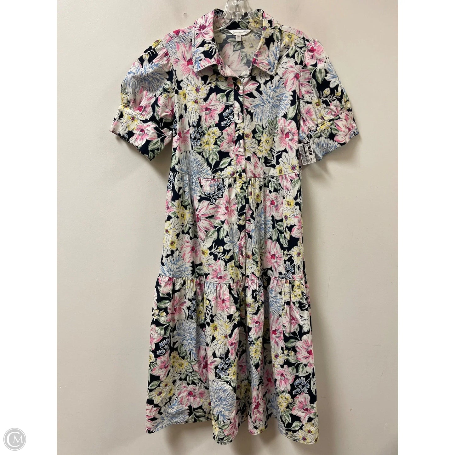 Dress Casual Maxi By Crown And Ivy In Floral Print, Size: Mp