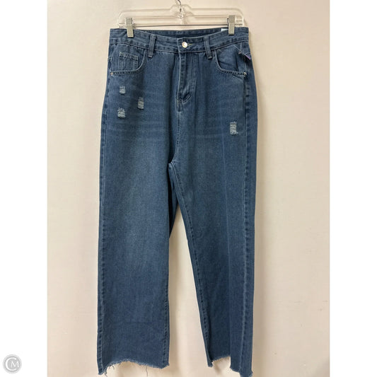 Jeans Flared By Clothes Mentor In Blue Denim, Size: 12