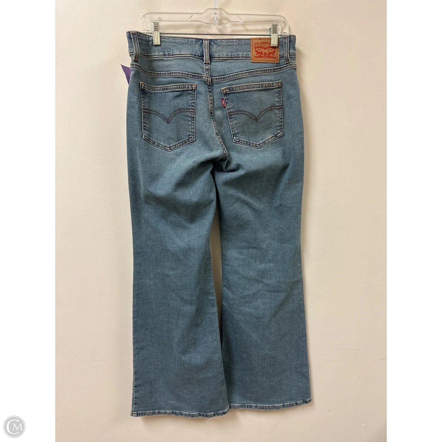 Jeans Boot Cut By Levis In Blue Denim, Size: 10