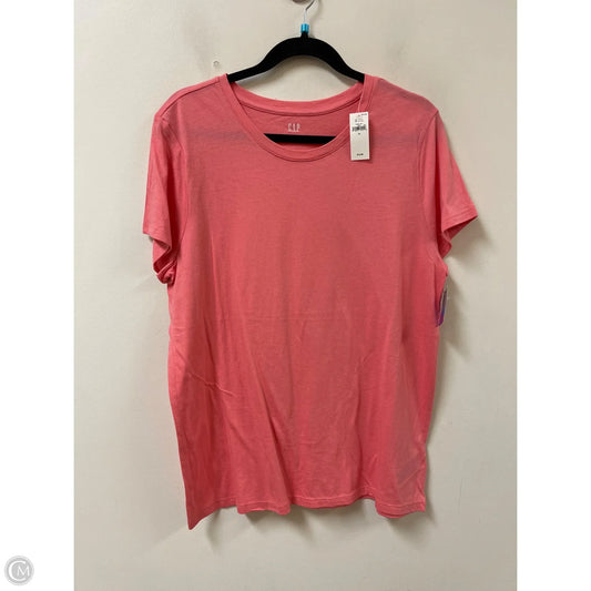 Top Short Sleeve By Gap In Pink, Size: Xl
