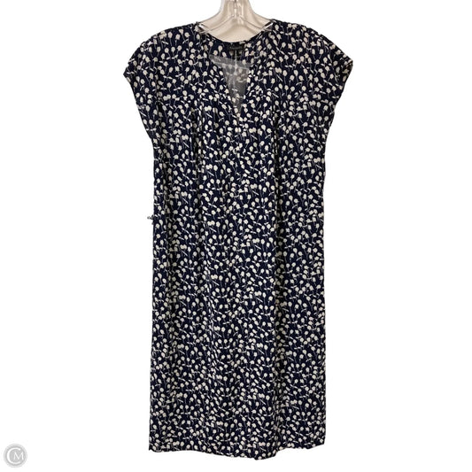 Dress Casual Midi By Talbots In Navy, Size: S