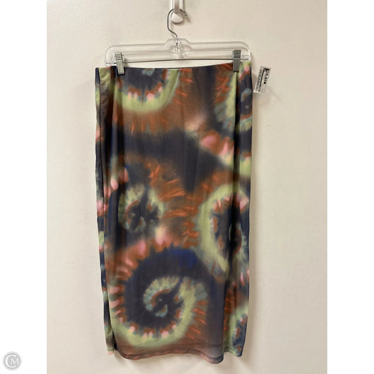 Skirt Maxi By Afrm In Tie Dye Print, Size: L