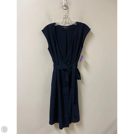 Dress Casual Midi By Banana Republic In Navy, Size: Xs