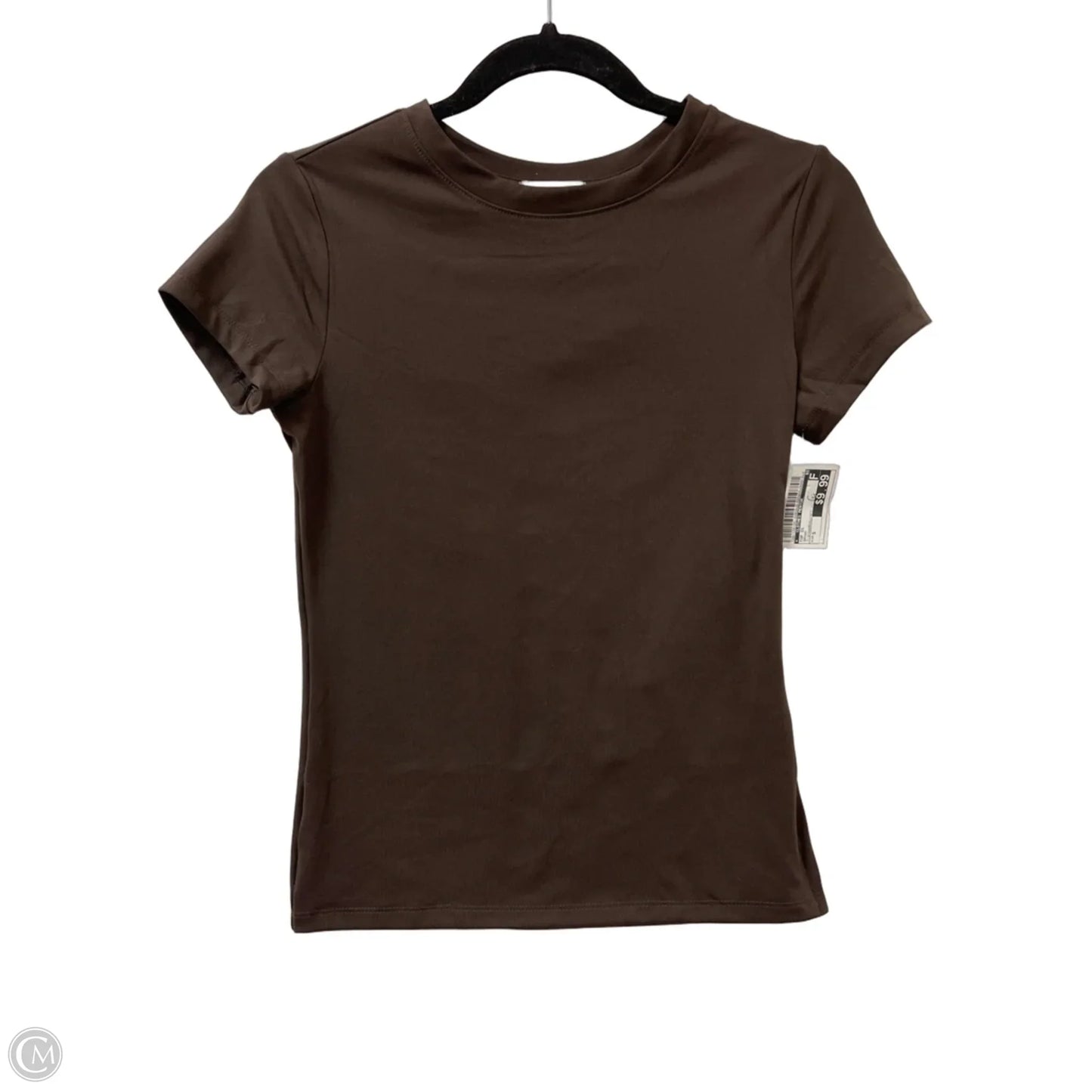 Top Short Sleeve By Clothes Mentor In Brown, Size: S