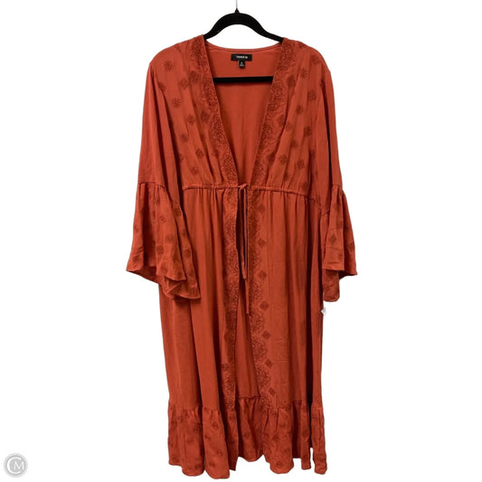 Swimwear Cover-up By Torrid In Orange, Size: 1x