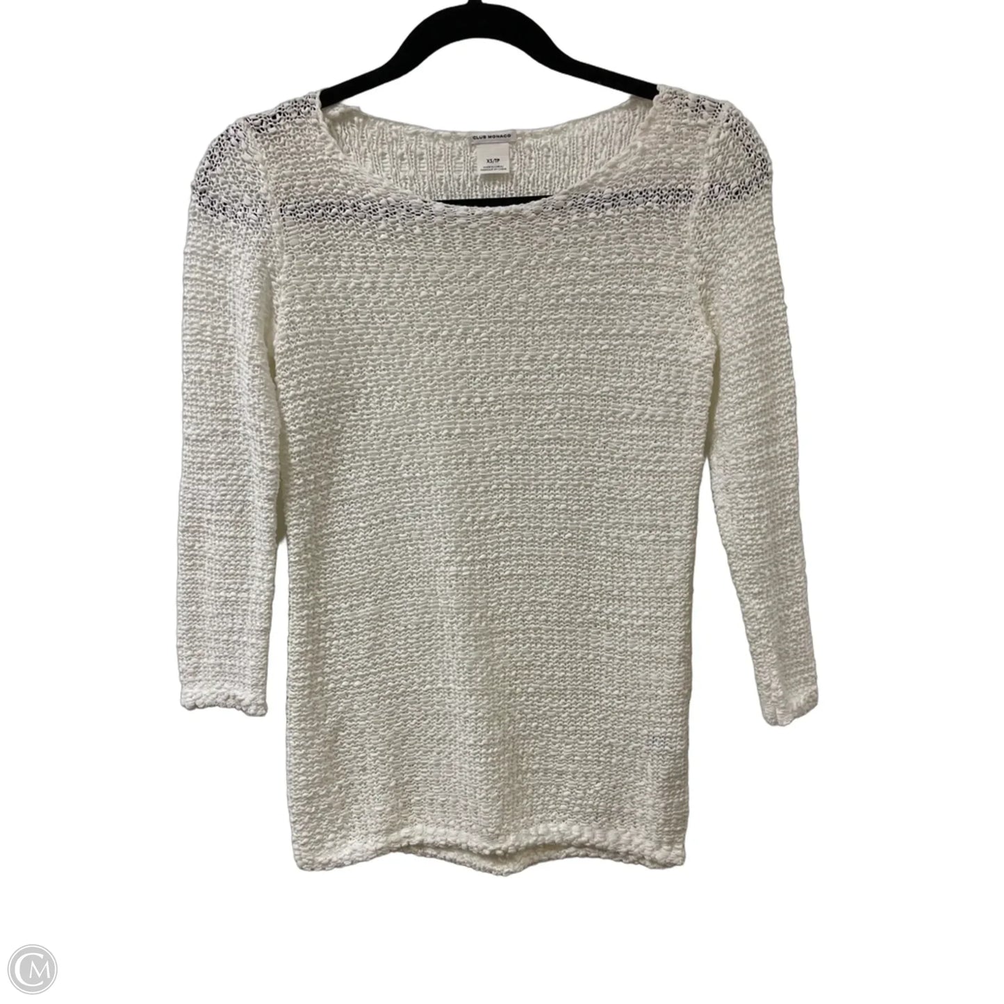 Sweater By Club Monaco In White, Size: Xs