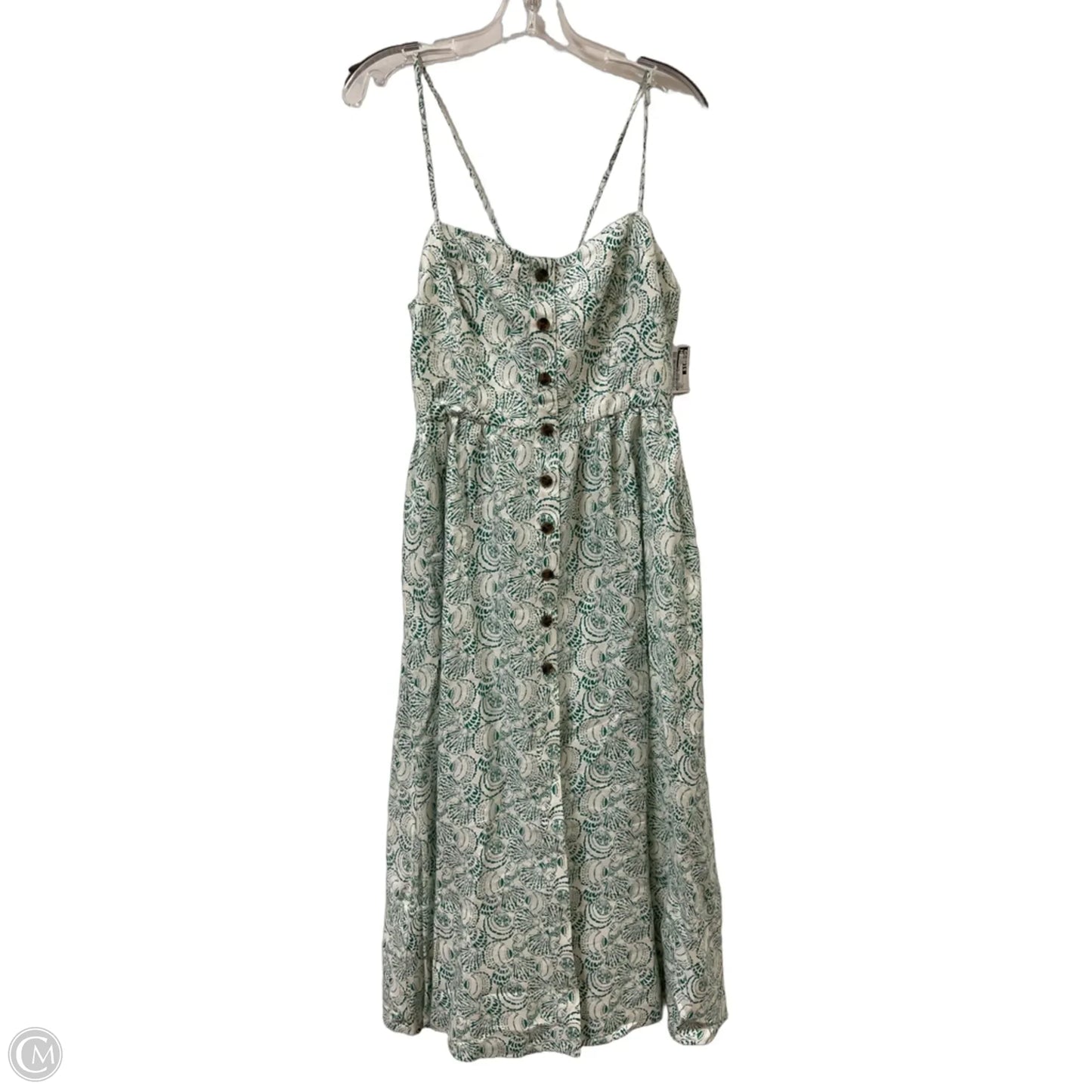 Dress Casual Maxi By Banana Republic In Green, Size: L