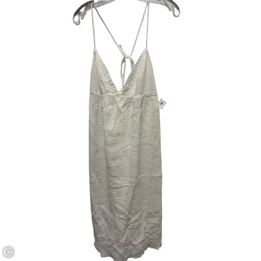 Dress Casual Maxi By Divided In White, Size: L
