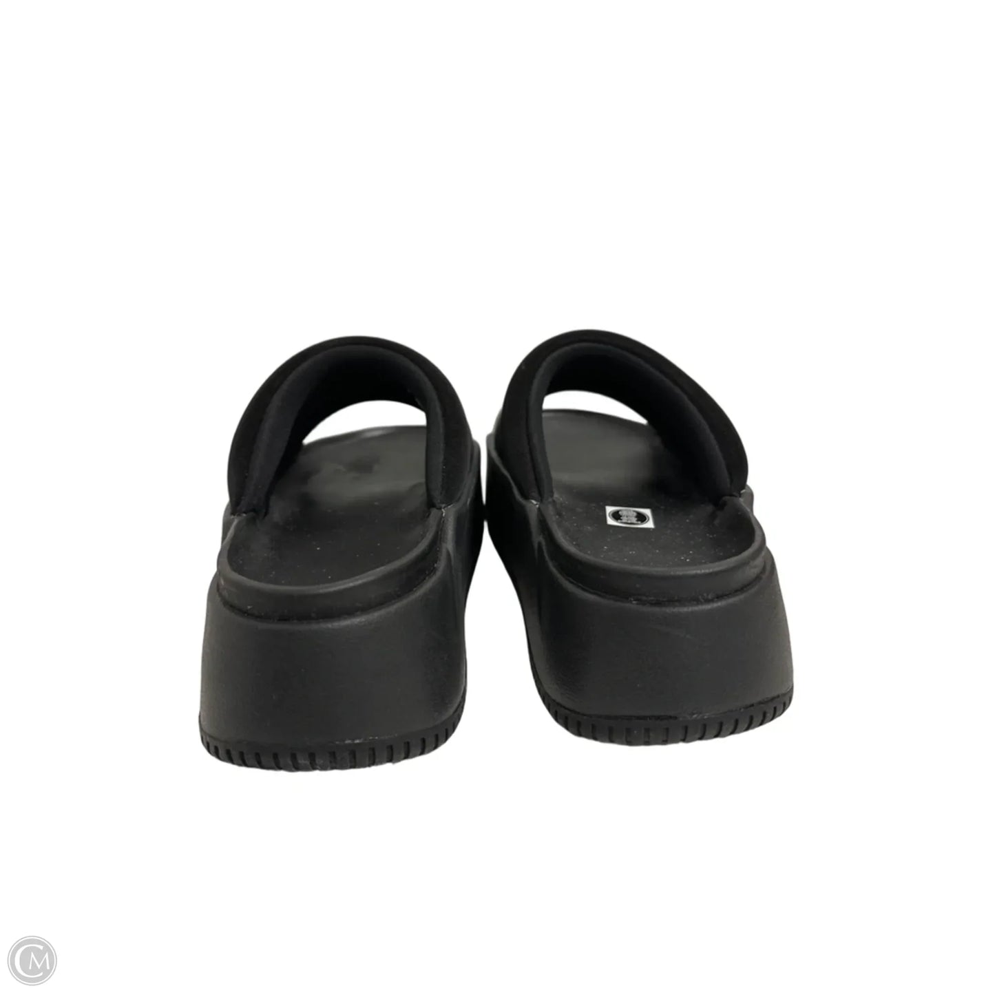 Sandals Heels Platform By Nike In Black, Size: 8