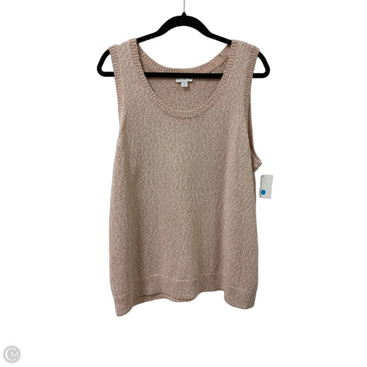 Sweater Short Sleeve By J. Jill In Pink, Size: L