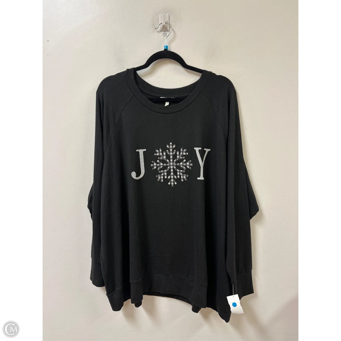Top Long Sleeve By Maurices In Black, Size: 3x