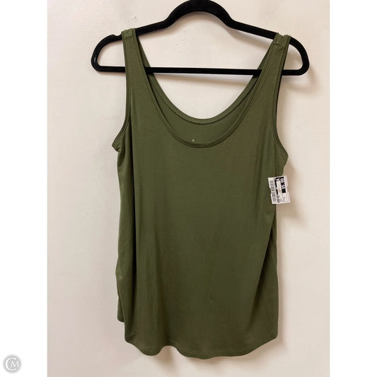 Tank Top By A New Day In Green, Size: Xs