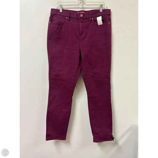Jeans Designer By Lilly Pulitzer In Purple Denim, Size: 14