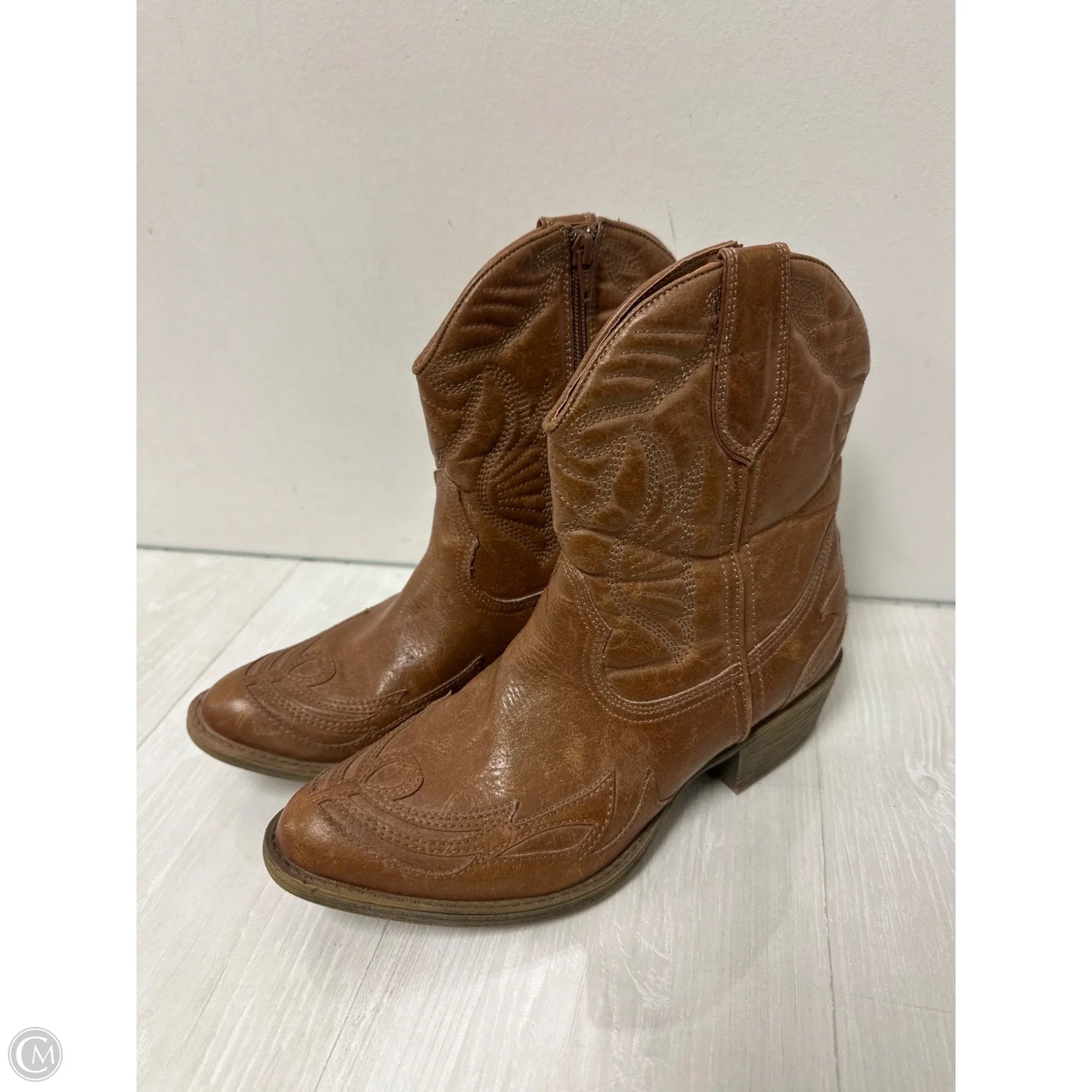 Boots Western By Coconuts In Brown, Size: 10