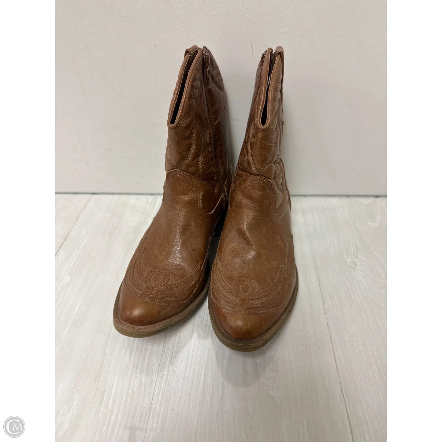 Boots Western By Coconuts In Brown, Size: 10