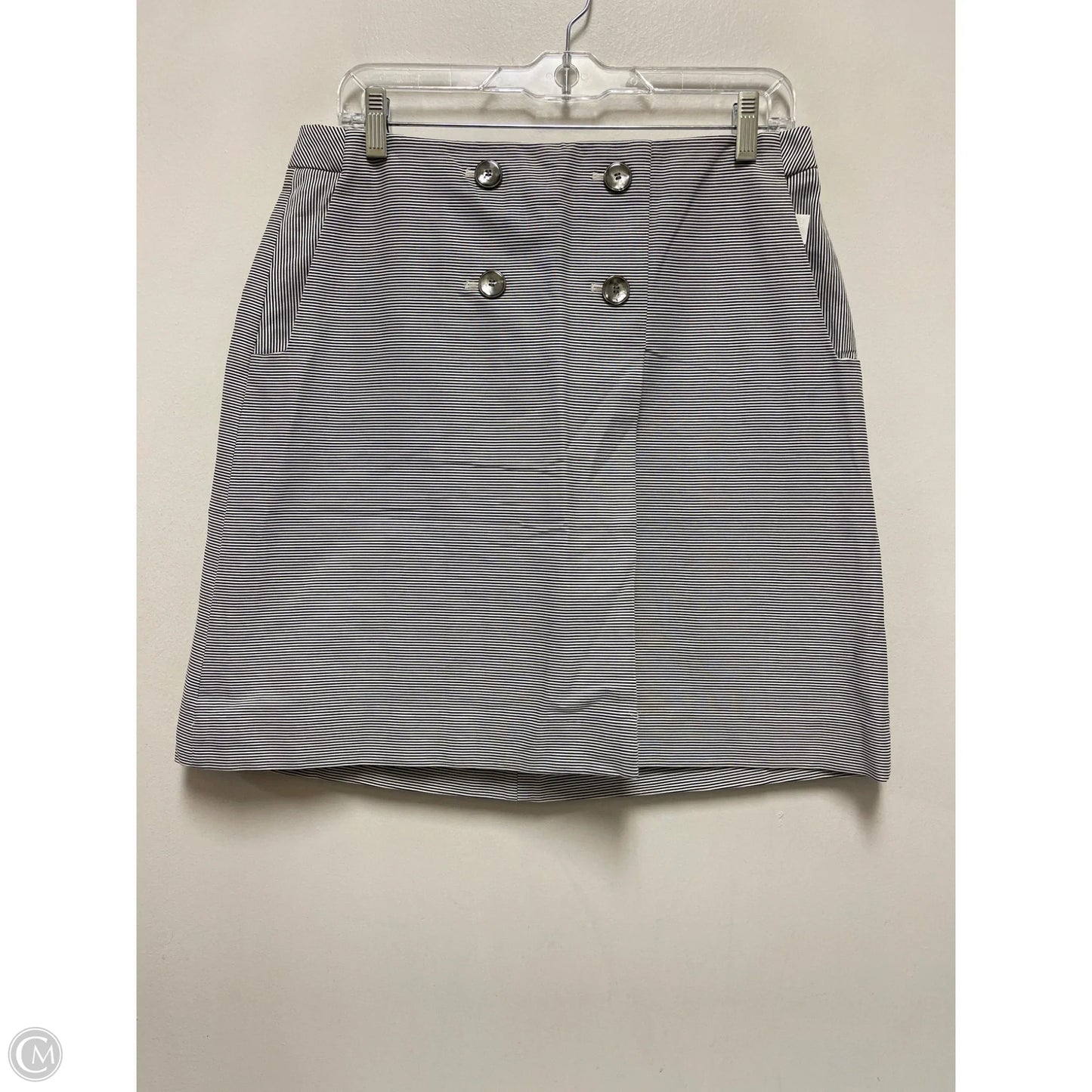 Skirt Midi By Limited In Striped Pattern, Size: 10