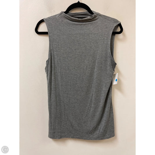 Top Sleeveless By Halogen In Grey, Size: M