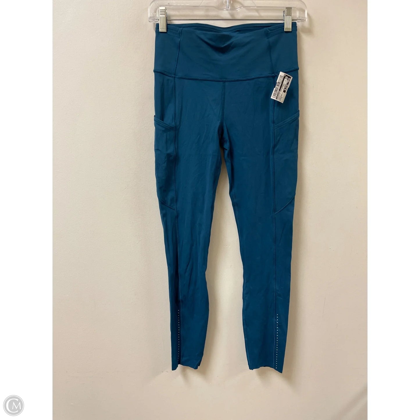 Athletic Leggings By Lululemon In Blue, Size: 6