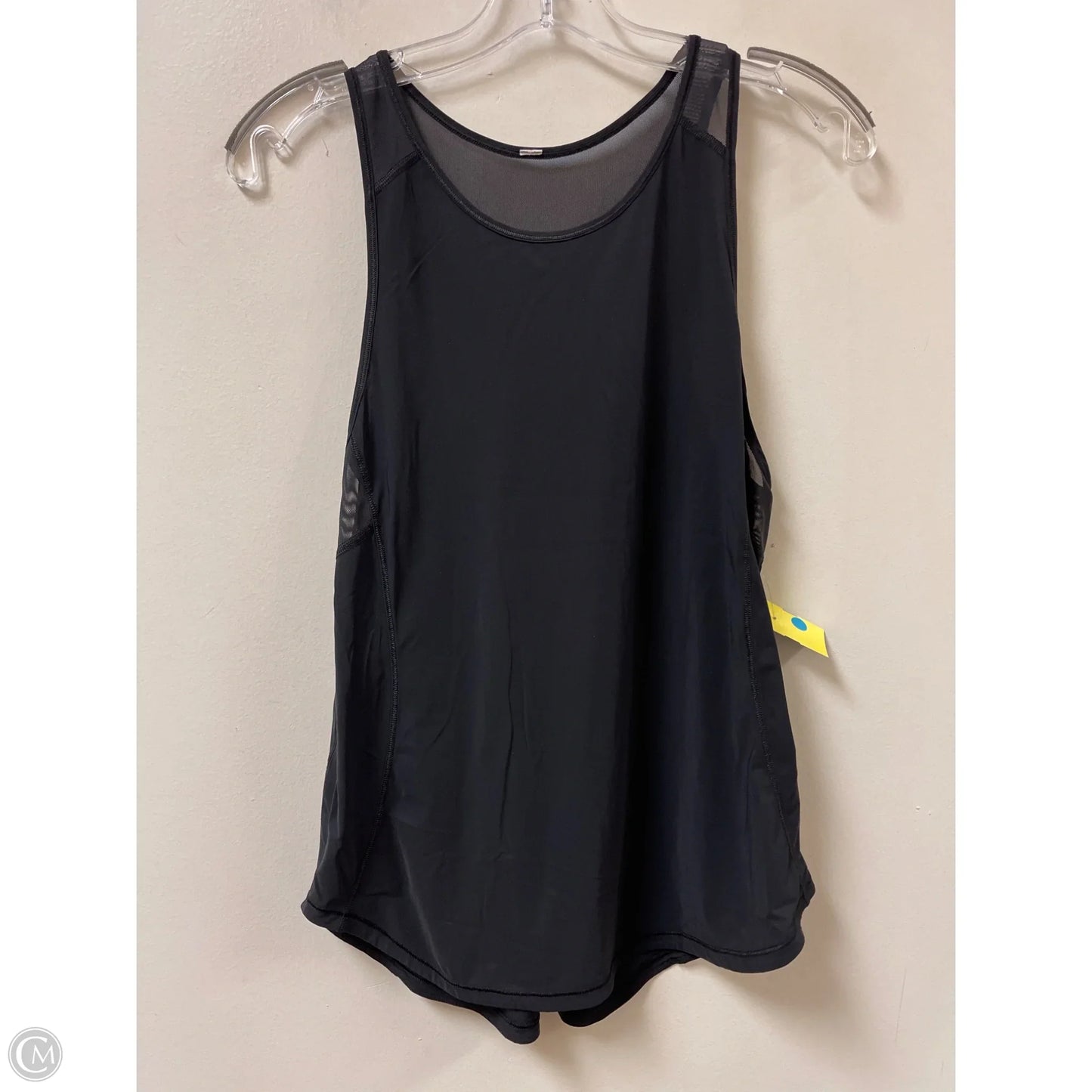 Athletic Tank Top By Lululemon In Black, Size: M