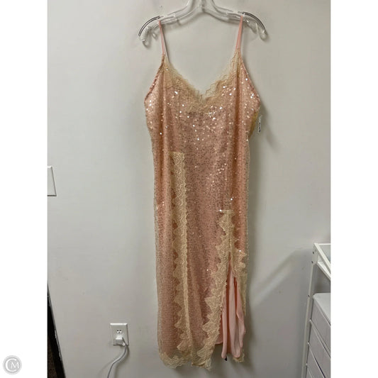 Dress Casual Maxi By Anthropologie In Pink, Size: L