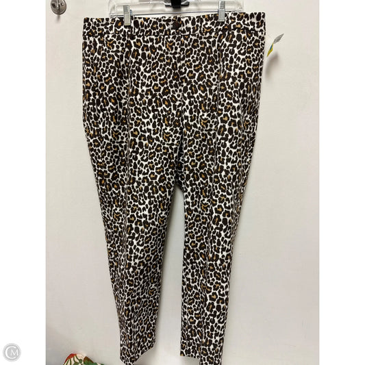 Pants Other By J. Crew In Animal Print, Size: 16