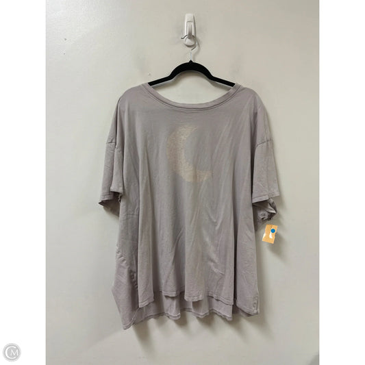 Top Short Sleeve By Torrid In Purple, Size: 4x