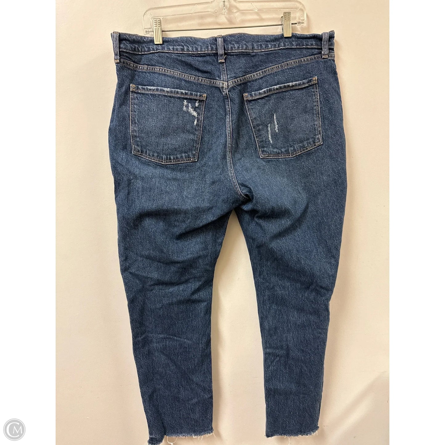 Jeans Straight By Old Navy In Blue Denim, Size: 14