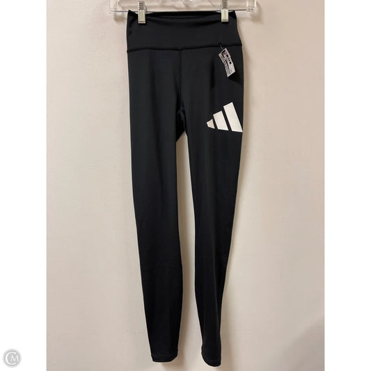Athletic Leggings By Adidas In Black, Size: S