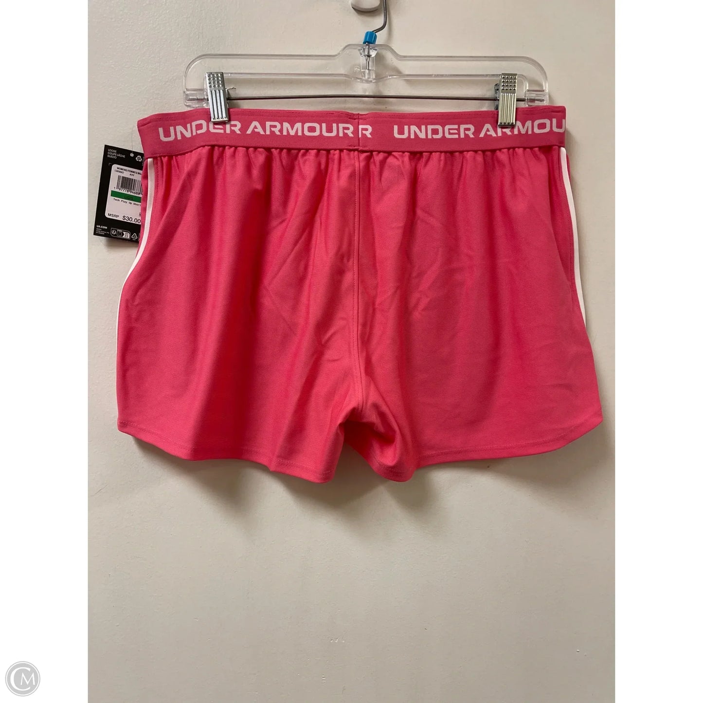Athletic Shorts By Under Armour In Pink, Size: L