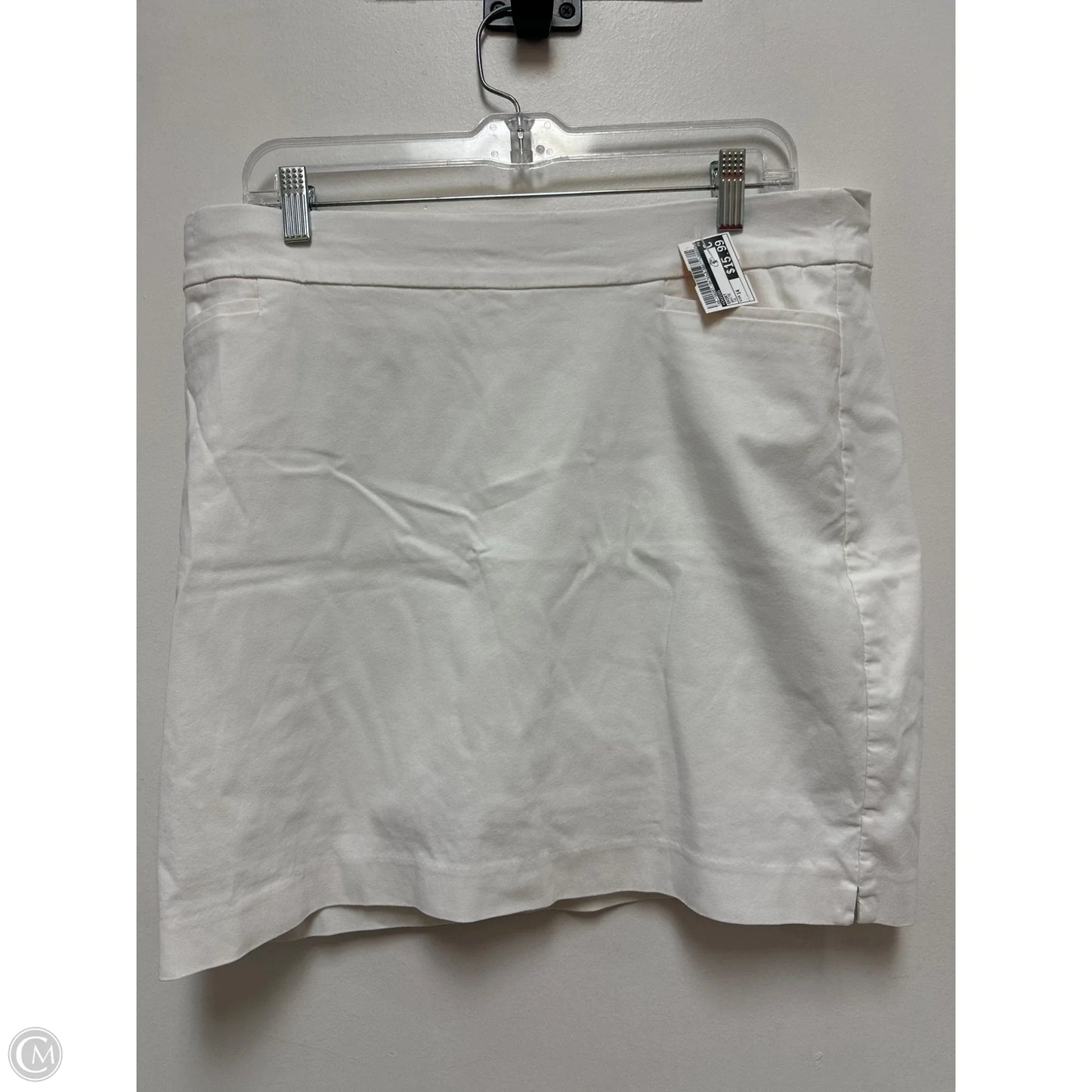 Skort By Chicos In White, Size: 14