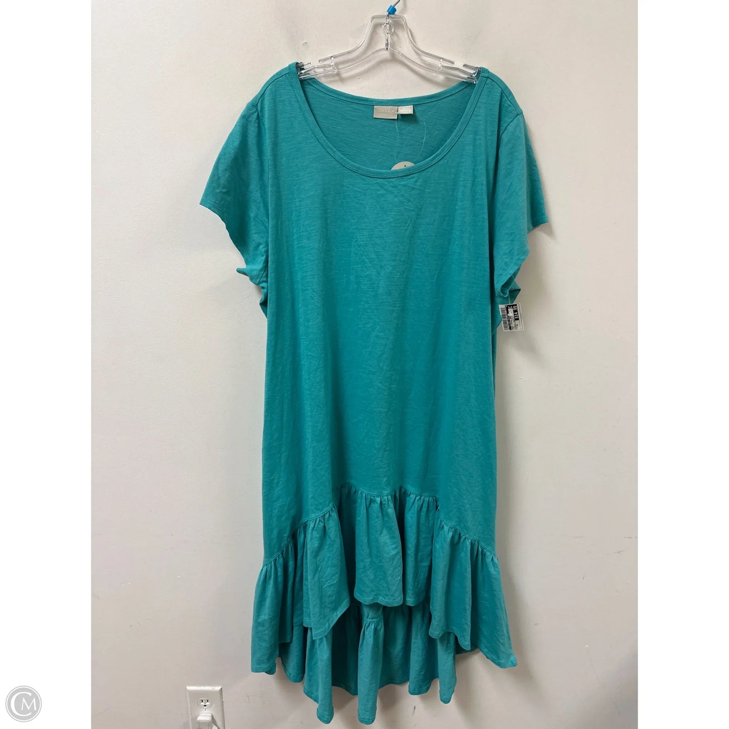Dress Casual Maxi By Clothes Mentor In Teal, Size: 3x