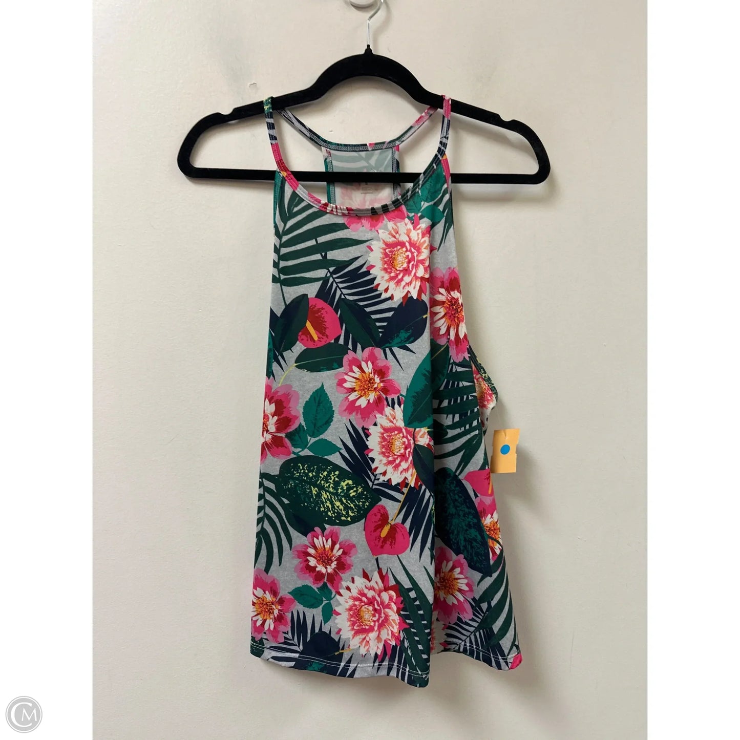 Athletic Tank Top By Old Navy In Tropical Print, Size: Xl