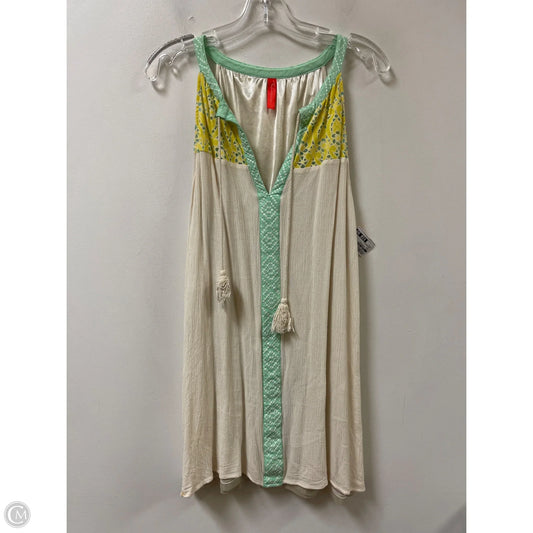 Tunic Sleeveless By Clothes Mentor In Cream, Size: M