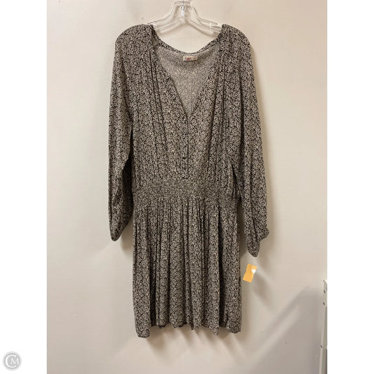 Dress Casual Midi By Faherty In Green & White, Size: 1x
