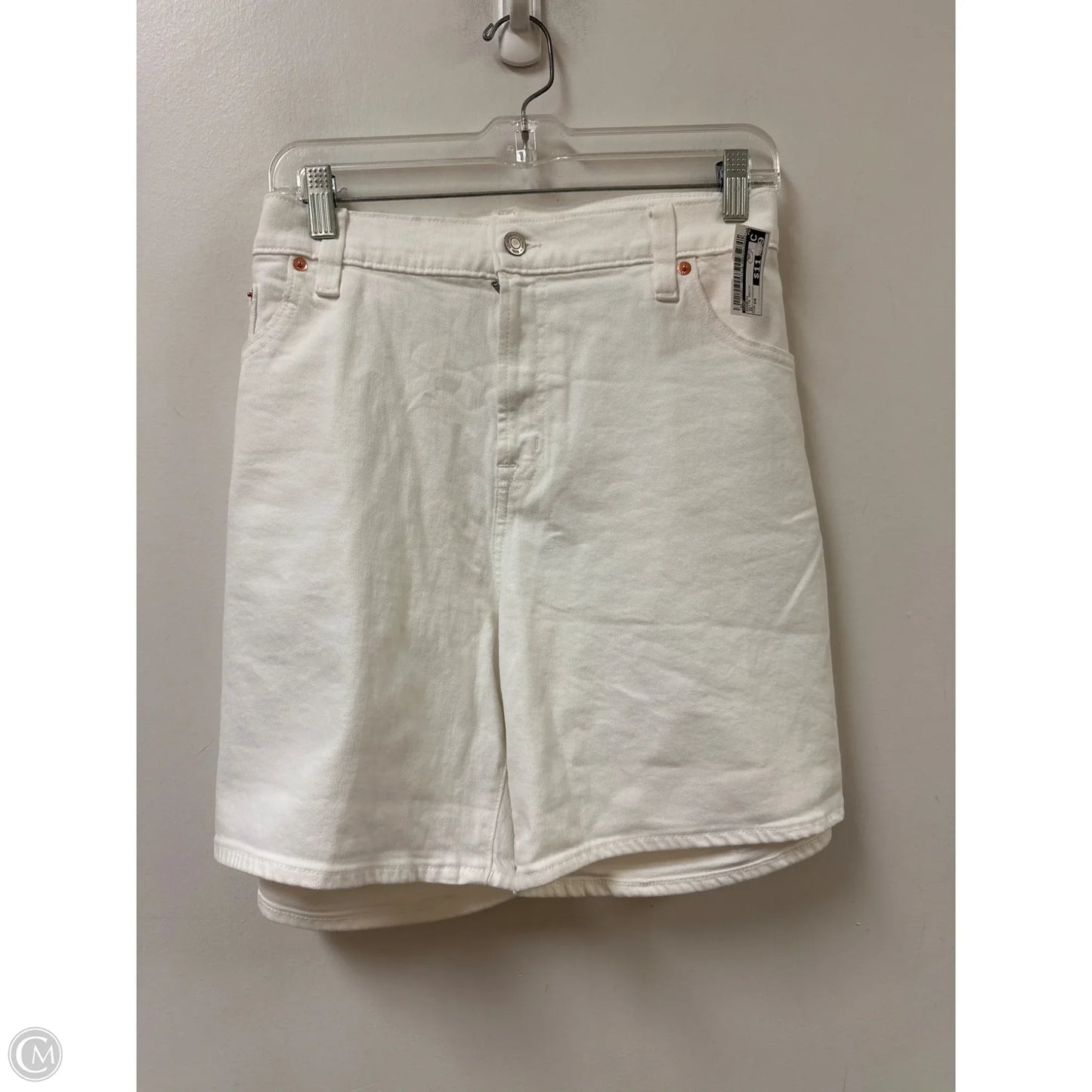Shorts By Gap In White Denim, Size: 20