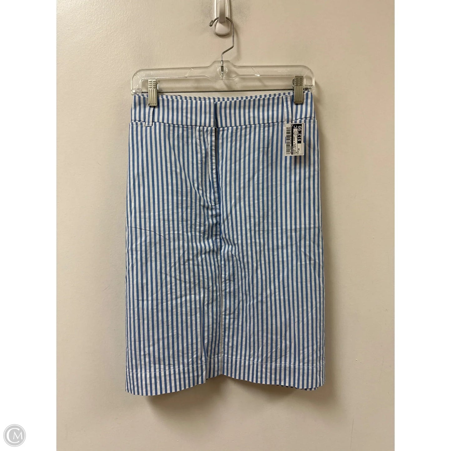 Skirt Mini & Short By Talbots In Blue & White, Size: 20
