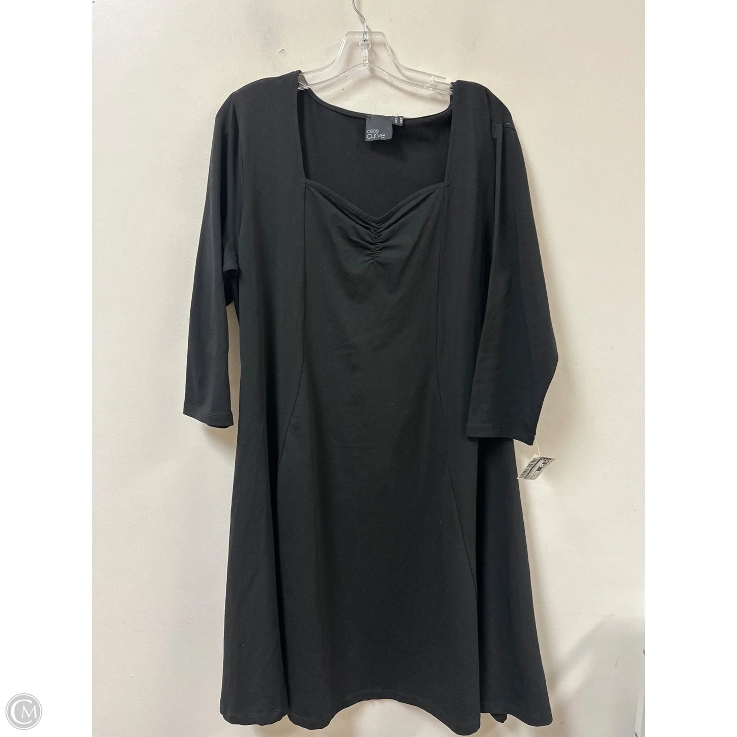 Dress Casual Short By Asos In Black, Size: 1x