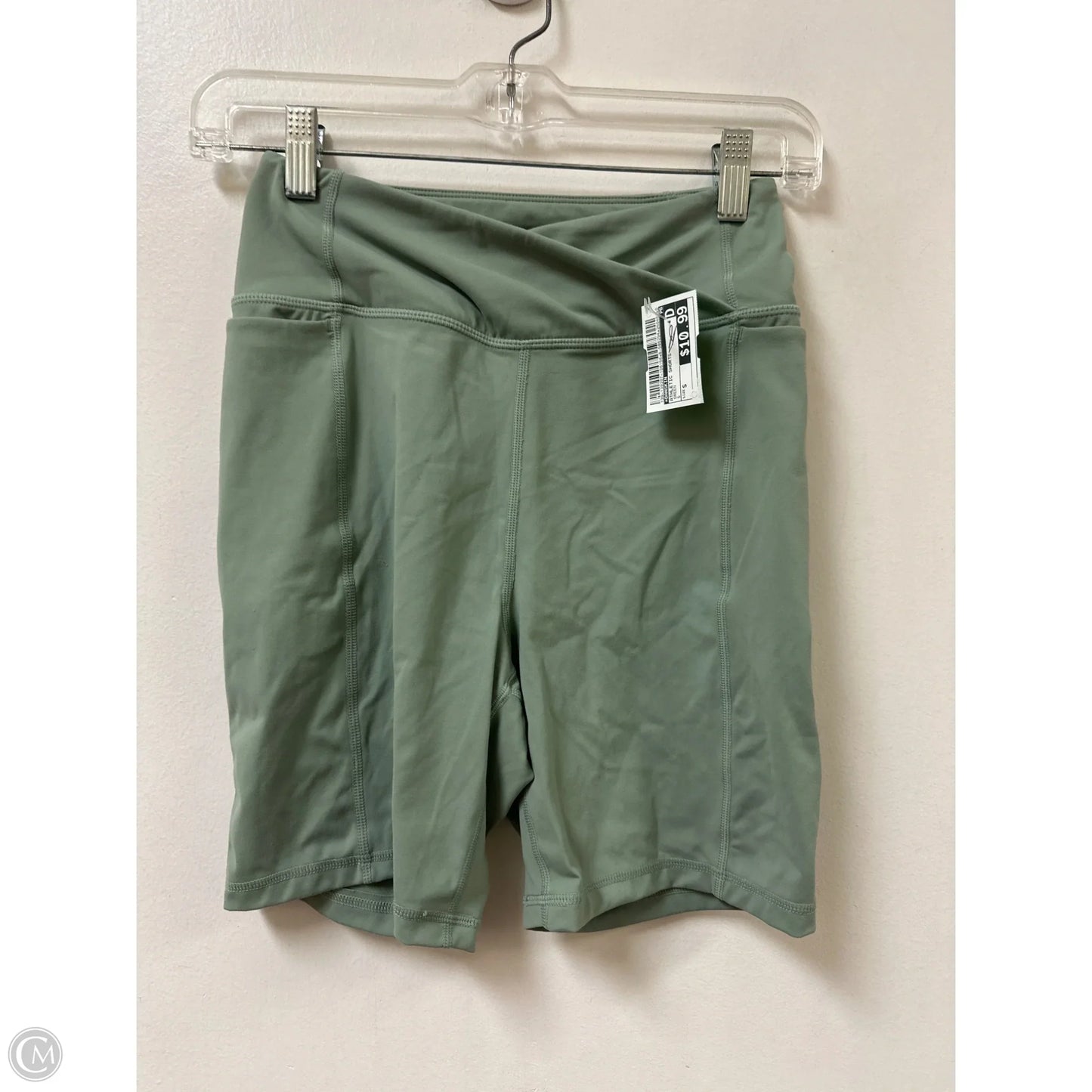 Athletic Shorts By Danskin In Green, Size: S