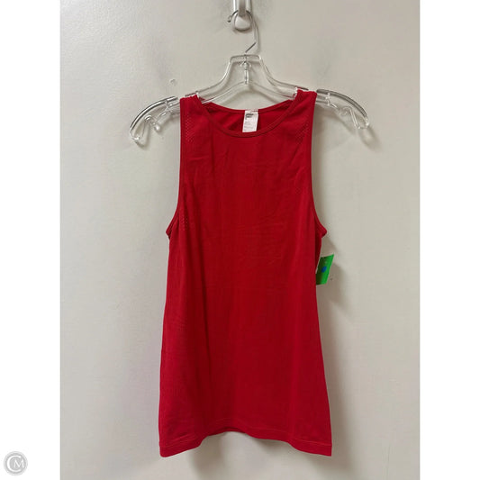 Athletic Tank Top By Fabletics In Red, Size: M