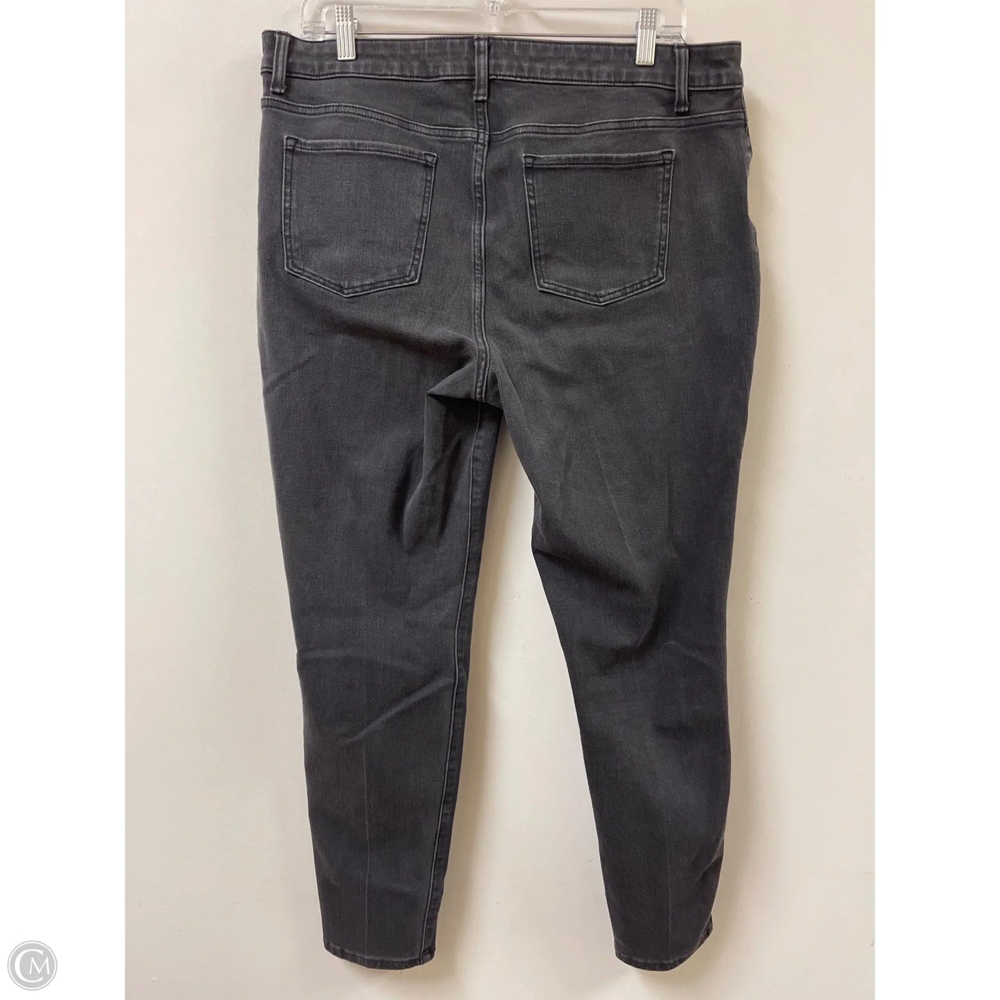 Jeans Skinny By Time And Tru In Grey Denim, Size: 16
