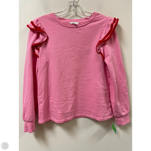 Sweatshirt Crewneck By Crown And Ivy In Pink, Size: S