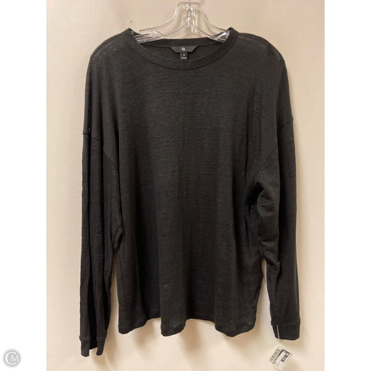 Top Long Sleeve By Banana Republic In Black, Size: S