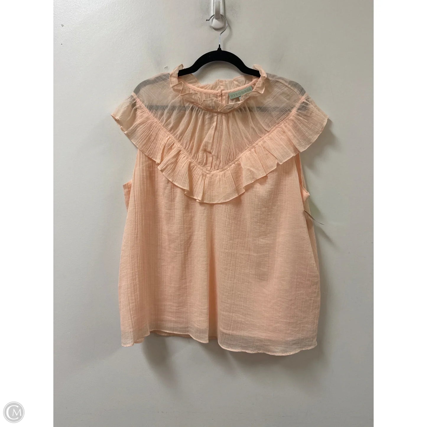 Top Short Sleeve By Ryegrass In Coral, Size: Xl