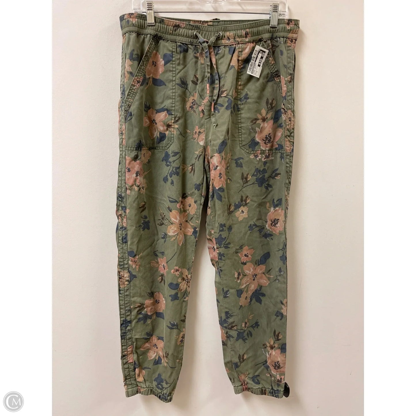 Pants Joggers By Anthropologie In Floral Print, Size: 8