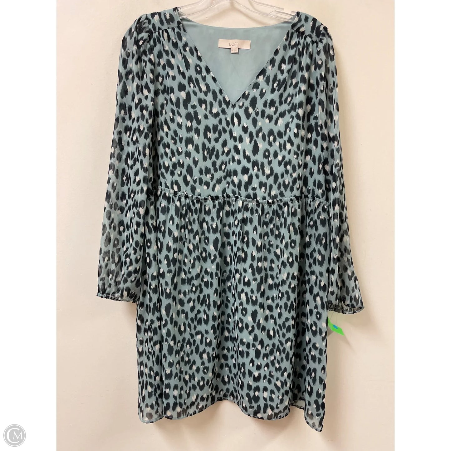 Dress Casual Short By Loft In Black & Blue, Size: M