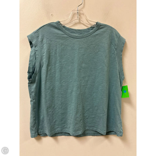 Top Short Sleeve By Time And Tru In Blue, Size: L