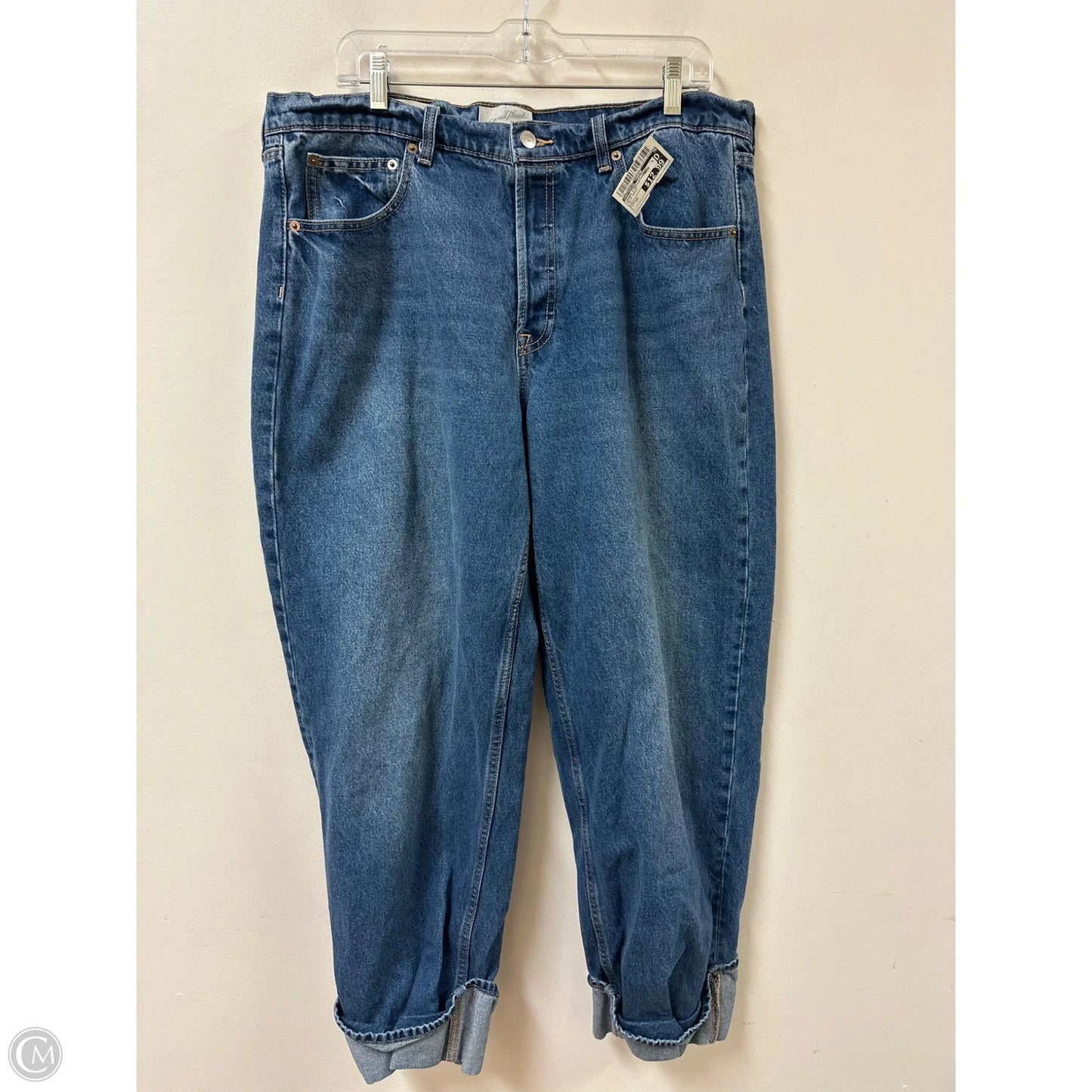 Jeans Straight By Universal Thread In Blue Denim, Size: 14