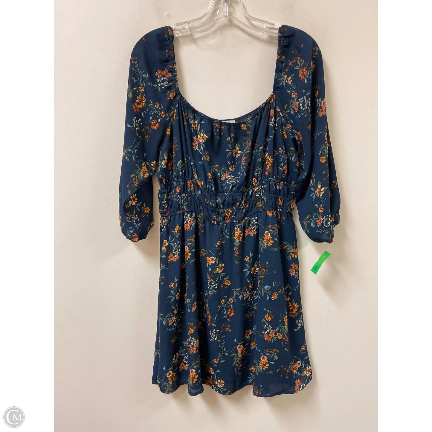 Dress Casual Short By Auw In Floral Print, Size: Xl