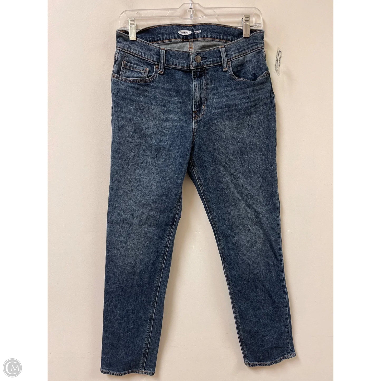 Jeans Boyfriend By Old Navy In Blue Denim, Size: 2