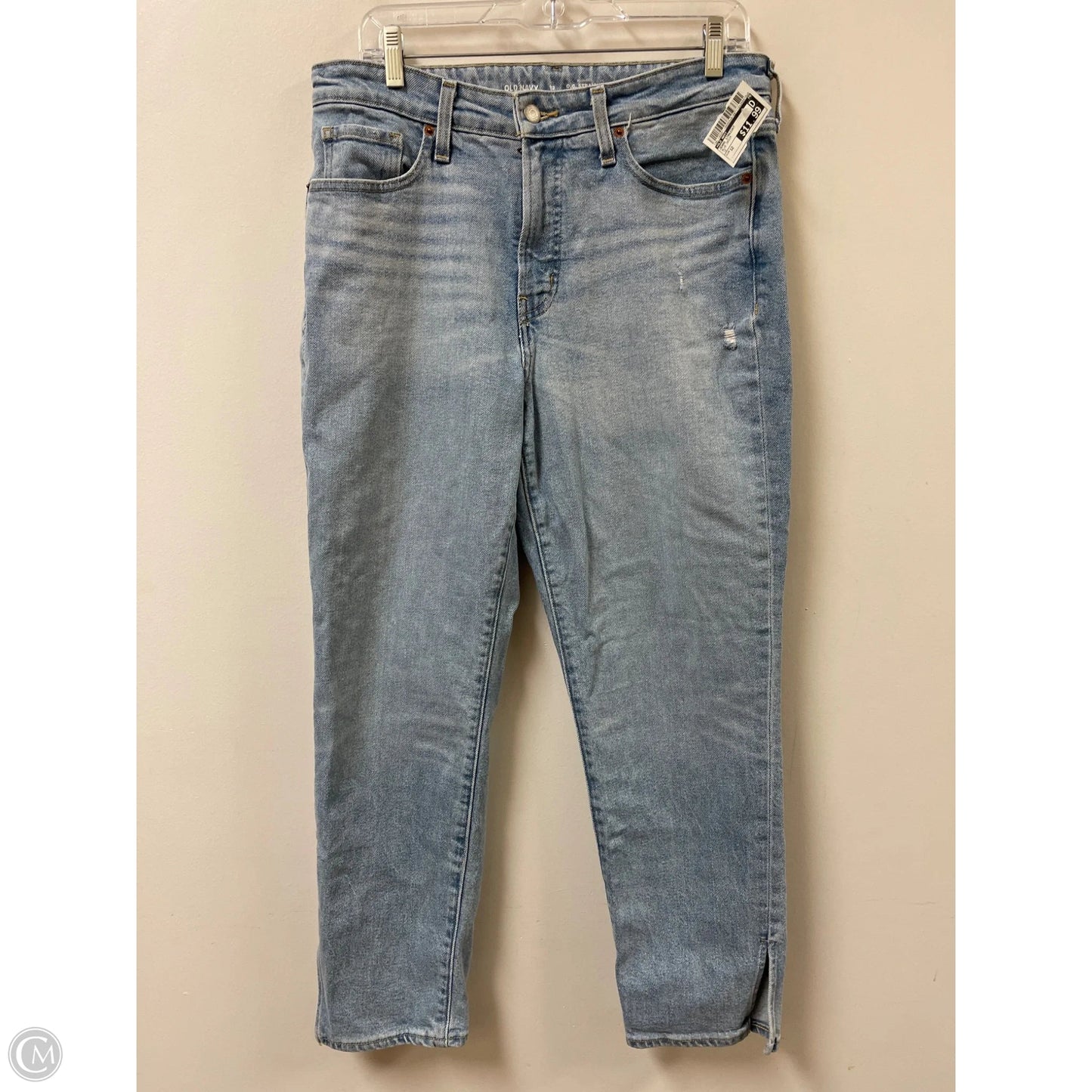 Jeans Straight By Old Navy In Blue Denim, Size: 12